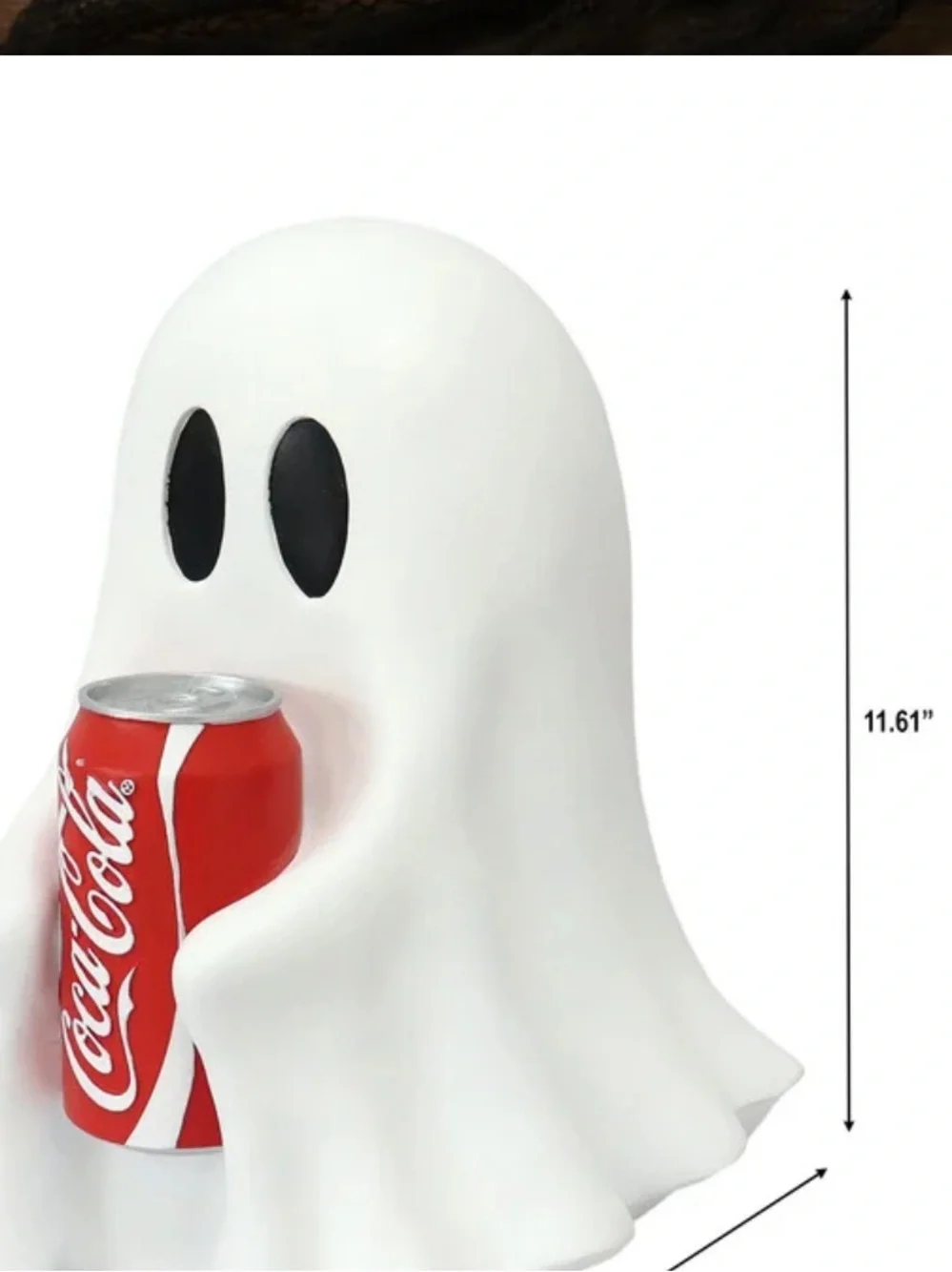 New Coca Cola Coke Ghost Holding Coke Statue Halloween Decor